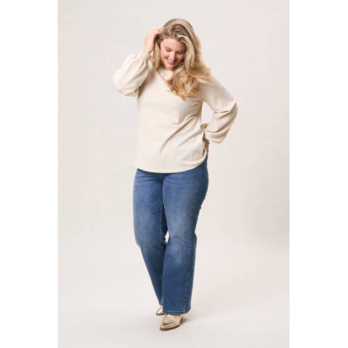 Miss Etam Plus top beige afbeelding