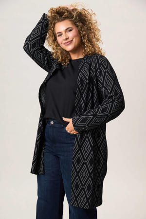gebreid vest zwart