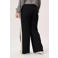 Miss Etam Plus broek zwart met bies