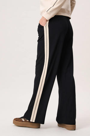 broek zwart met bies