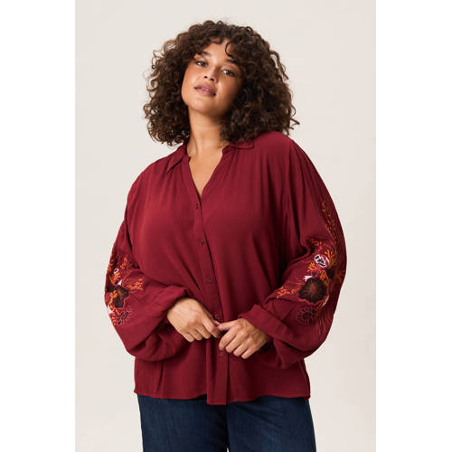 Miss Etam Plus gebreid vest met wol afbeelding