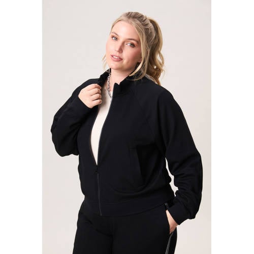 Miss Etam Plus bomberjack zwart afbeelding