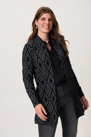 gebreid vest zwart