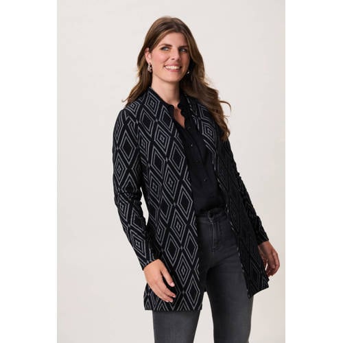 Miss Etam gebreid vest zwart afbeelding