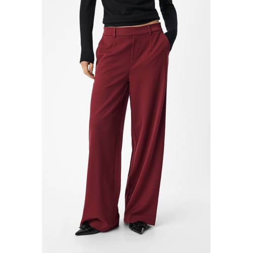 OBJECT wide leg regular waist pantalon afbeelding