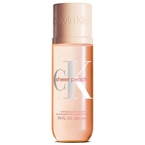 Calvin Klein Sheer Peach hair & body mist - 236 ml afbeelding