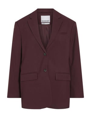 regular blazer donkerbruin