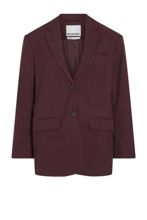 regular blazer donkerbruin