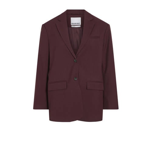 ROUGE EDIT regular blazer donkerbruin afbeelding
