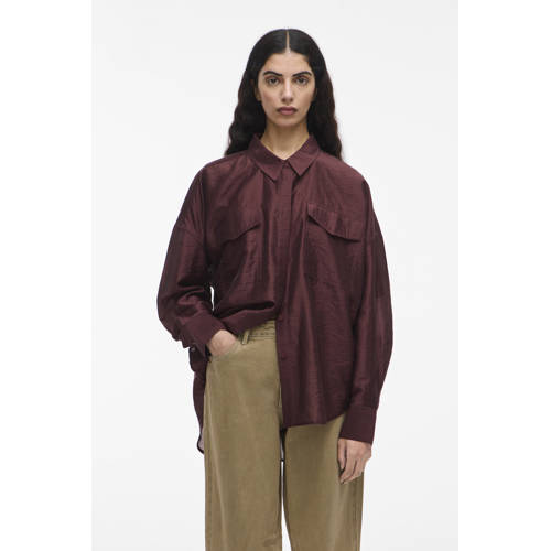 ROUGE EDIT blouse donkerbruin afbeelding