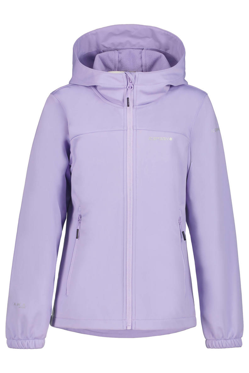 Icepeak, Kline Jr softshell ski-jas kinderen zwart