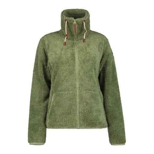 Icepeak teddy vest Colony groen afbeelding