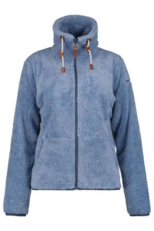 teddy fleece vest Colony lichtblauw
