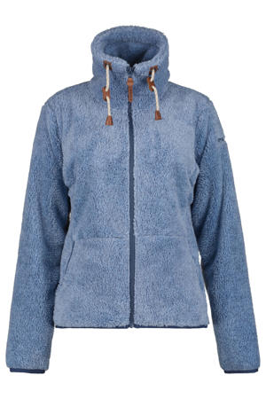 teddy fleece vest Colony lichtblauw