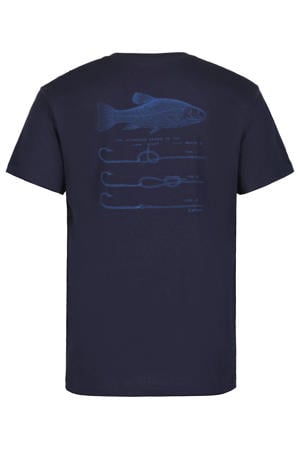 T-shirt Mocbach donkerblauw