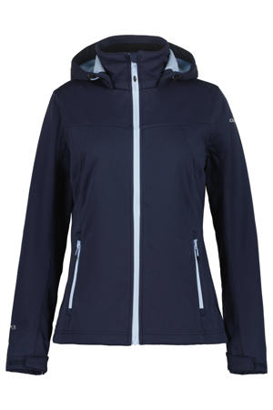 softshell jas Boise donkerblauw