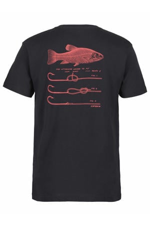 T-shirt Mocbach zwart