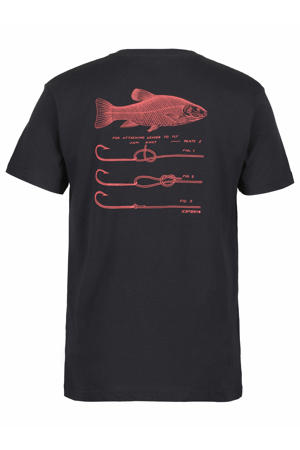 T-shirt Mocbach zwart