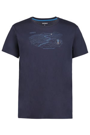 T-shirt Beeville blauw