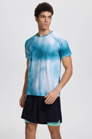 hardloopshirt Muukko Print lichtblauw