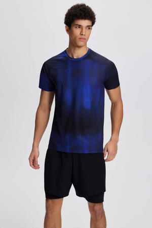 hardloopshirt Muukko Print blauw