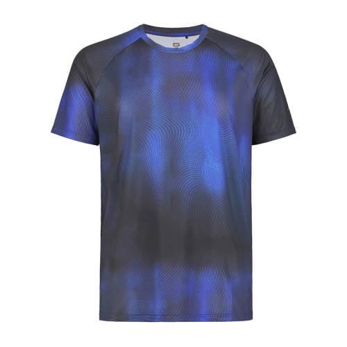 Rukka hardloopshirt Muukko Print blauw afbeelding