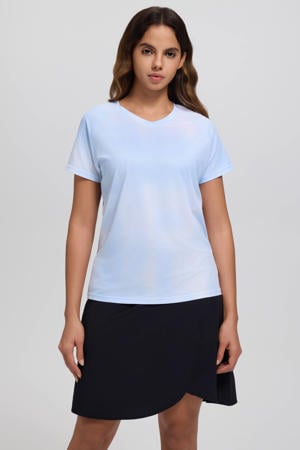 hardloopshirt Muuko Print lichtblauw