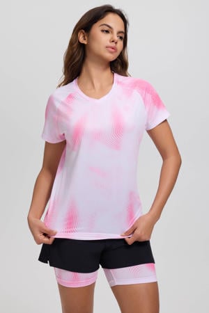 hardloopshirt Muuko Print roze