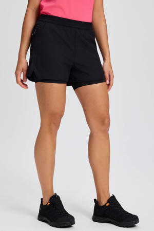 hardloopshort Makela 2In1 zwart