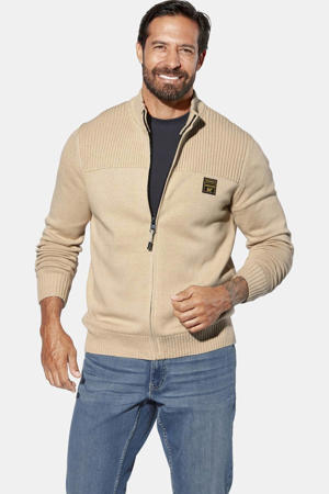BJORNSTAD cardigan gebreid Plus Size beige
