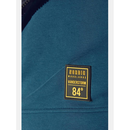 Jan Vanderstorm HALMAR sweatvest Plus Size petrol afbeelding