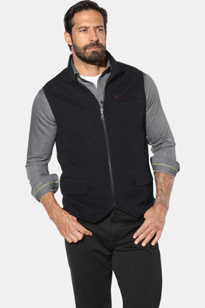 LINDBORG bodywarmer Plus Size zwart