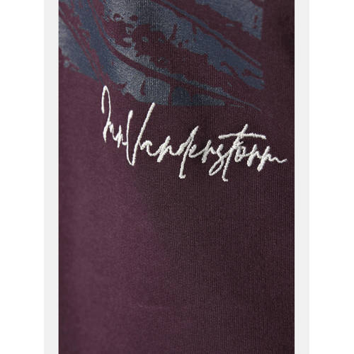 Jan Vanderstorm +FIT Collectie LINDSKOV sweater Plus Size donkerrood afbeelding