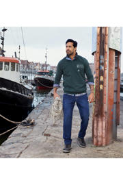 thumbnail: Jan Vanderstorm +FIT Collectie MAGNUSDAL gestreepte sweater Plus Size petrol