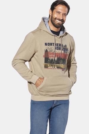 +FIT Collectie hoodie Plus Size OSKARVIK beige