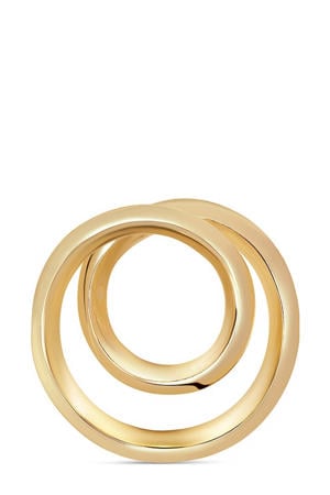 sjaalring Luna Swirl goudkleurig