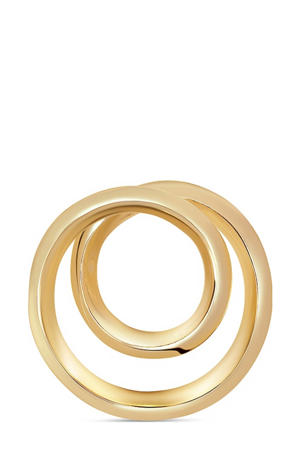 sjaalring Luna Swirl goudkleurig