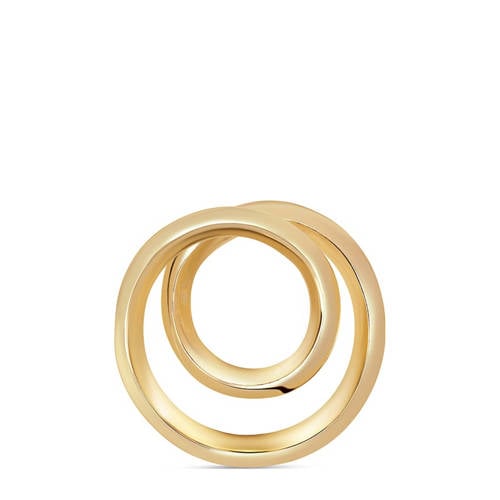 Club Manhattan sjaalring Luna Swirl goudkleurig afbeelding