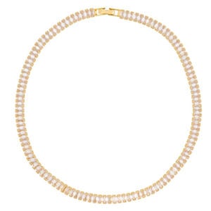 ketting Tennis Necklace goudkleurig