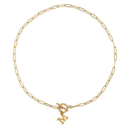 Club Manhattan ketting Initial M goudkleurig afbeelding