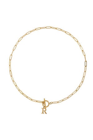 ketting Initial R goudkleurig