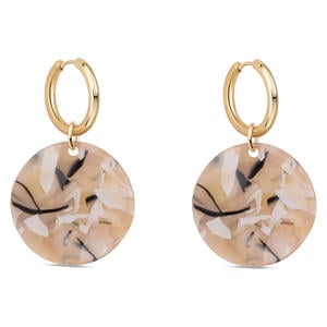 oorbellen Aria Tortoise beige