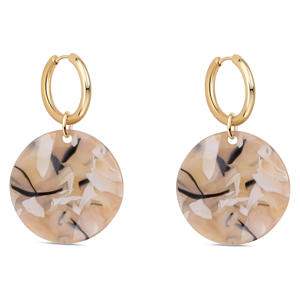 oorbellen Aria Tortoise beige