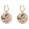 Club Manhattan oorbellen Aria Tortoise beige