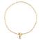 Club Manhattan ketting Initial E goudkleurig