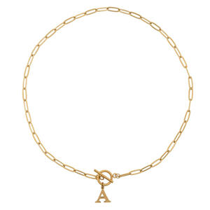 ketting Initial A goudkleurig