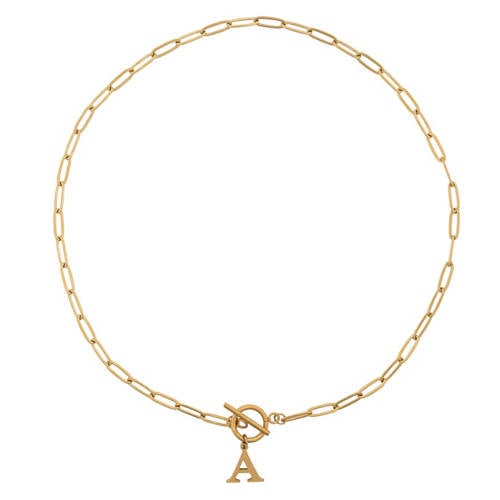 Club Manhattan ketting Initial A goudkleurig afbeelding
