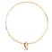 Club Manhattan ketting Initial N goudkleurig