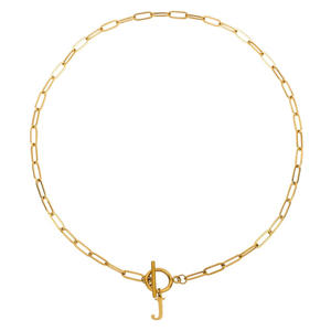 ketting Initial J goudkleurig