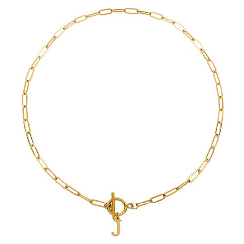 Club Manhattan ketting Initial J goudkleurig afbeelding